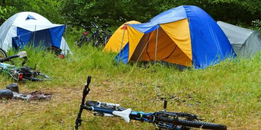 Camping in the Rain