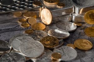 Coins gold silver